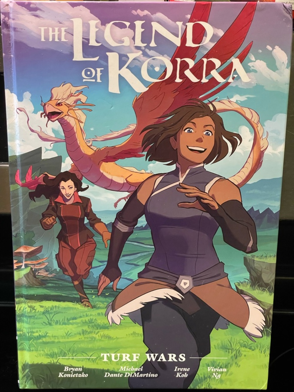 The Legend of Korra: Turf Wars Graphic Novel - Vibrant Multi-Color Cover